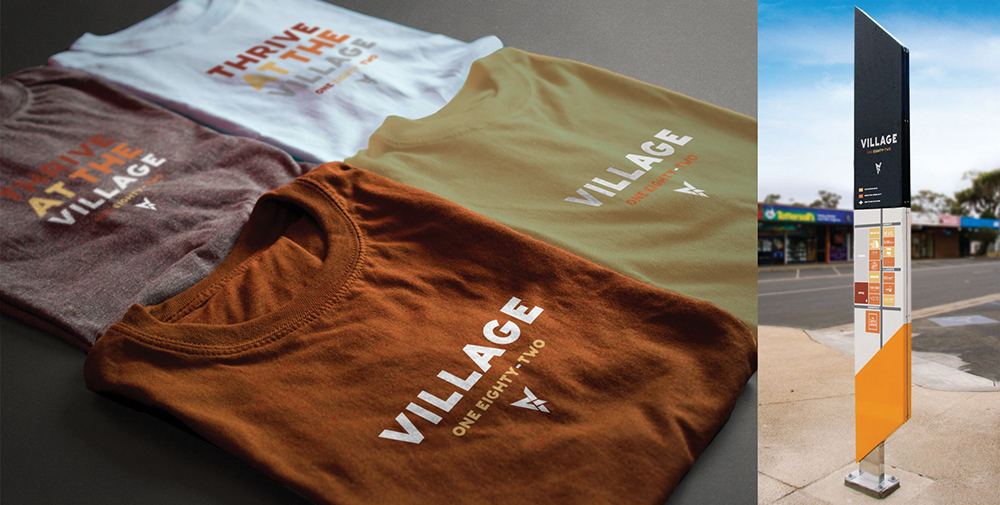 Village One Eighty-Two T-Shirts and Wayfinding
